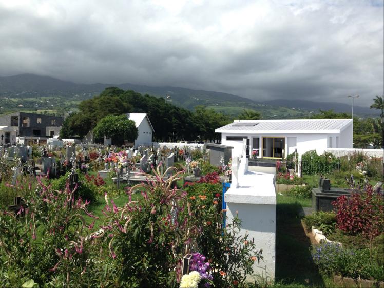 vue 3D depuis cimetière