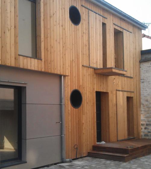 façade nord cour logements n°2 et n°1