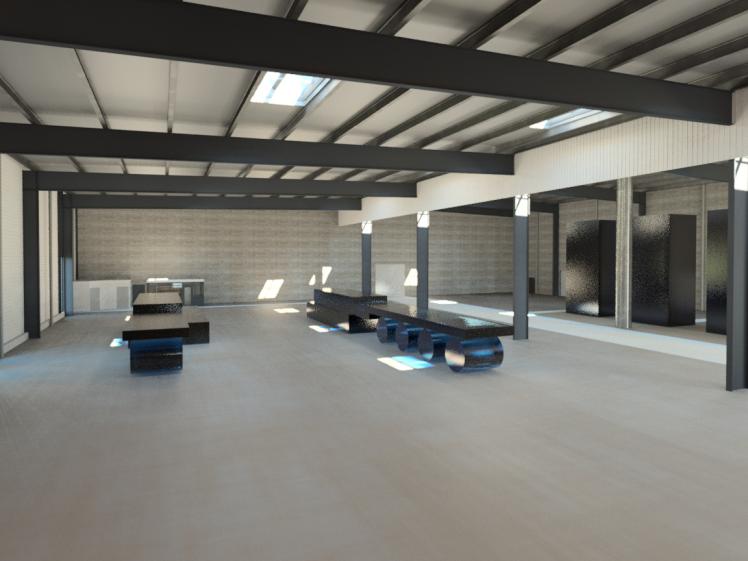Perspective sur l'espace de production