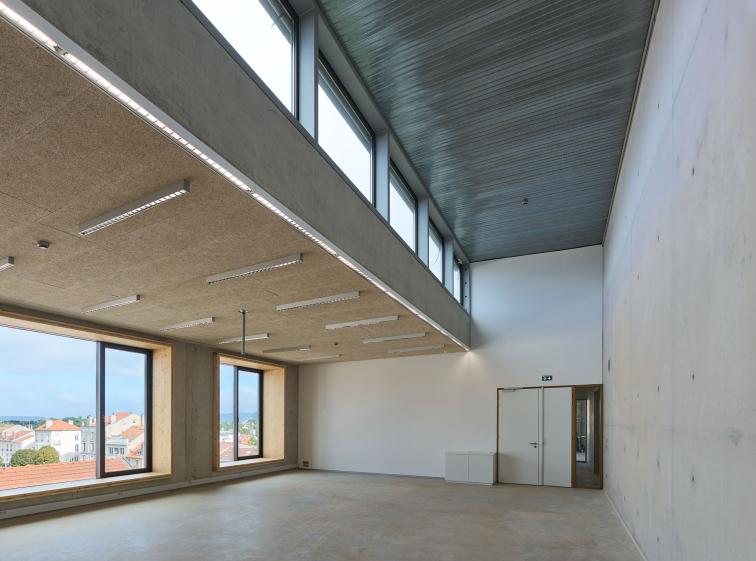 Vue sur les ateliers 