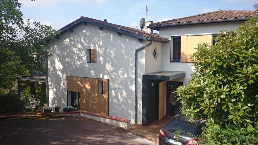 façade de la maison après travaux
