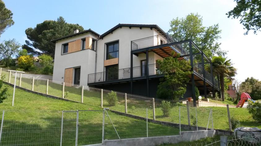 vue de la maison après travaux