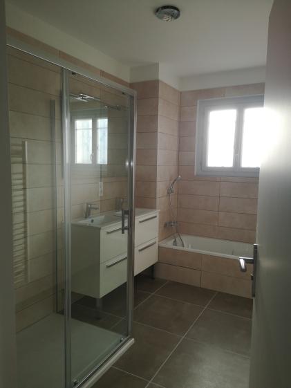 La salle de bains après travaux