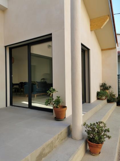L'extension : la terrasse