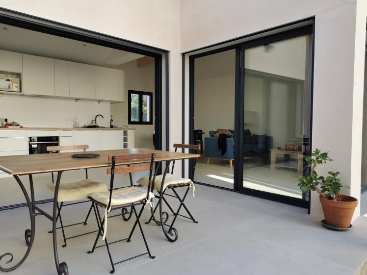L'extension : la terrasse