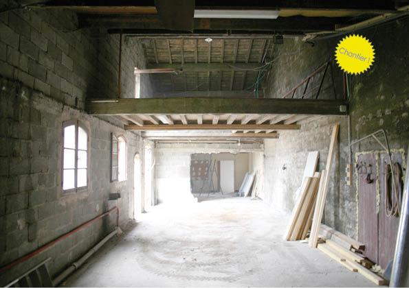 Espace d'accueil et de dégustation avant projet