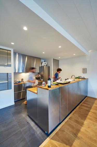 Un espace de préparation des repas