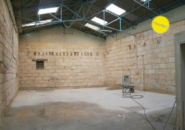 Le hangar avant le projet