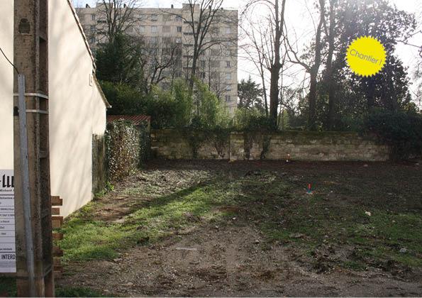 La parcelle avant le projet