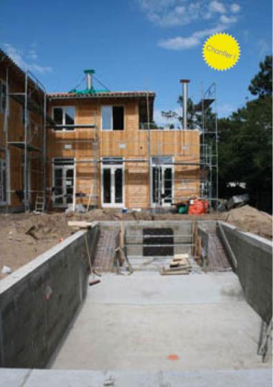 De la piscine à la maison, de la maison à la piscine