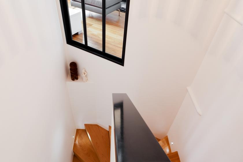 création de l'escalier 