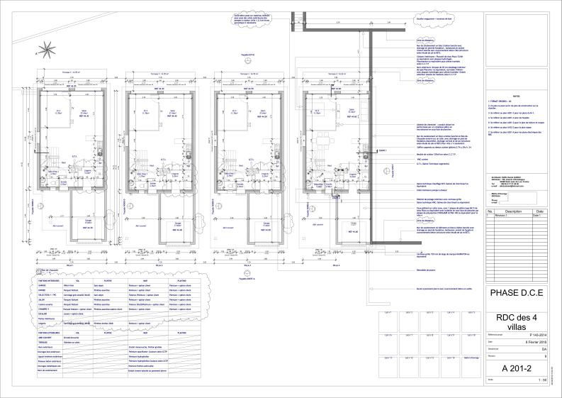 Plan des RdC - Ground floors plan