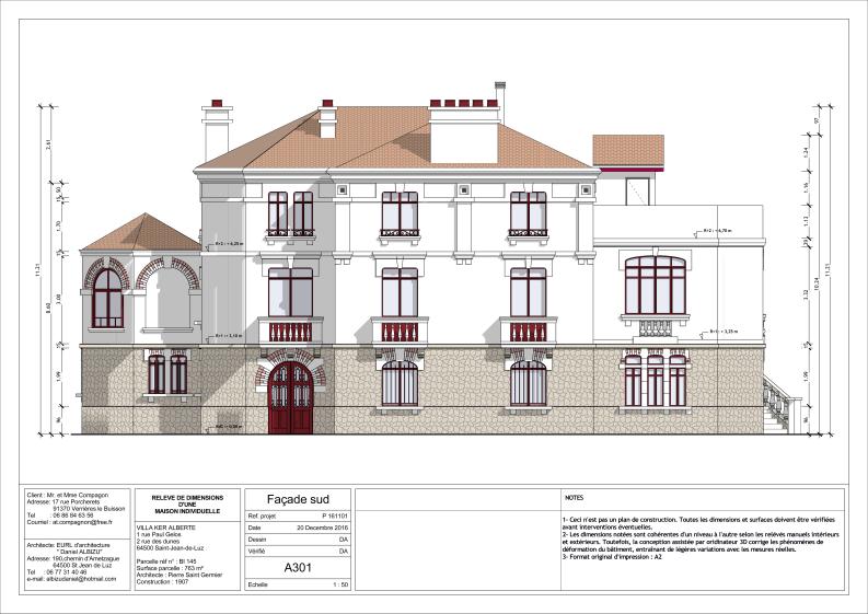 Reconstitution de la villa Ker Alberte à Saint-Jean-de-Luz