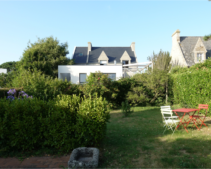 Façade côté mer