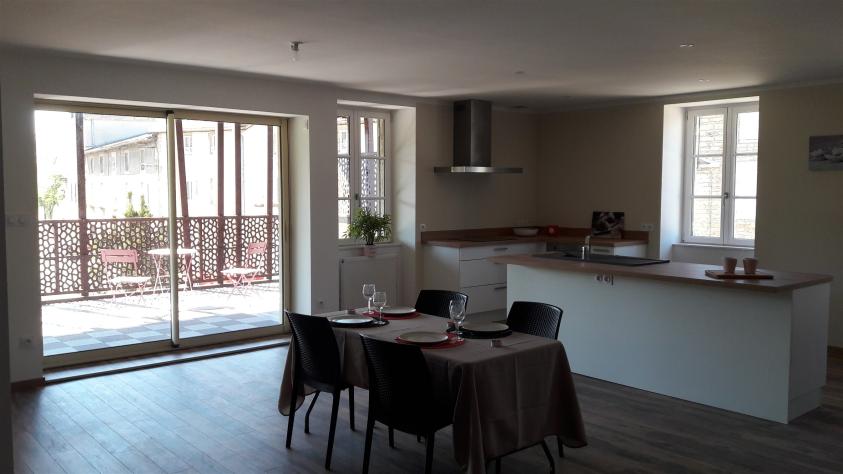 Un séjour sur la terrasse