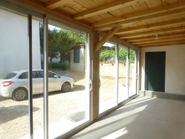 Intérieur de la véranda au Sud