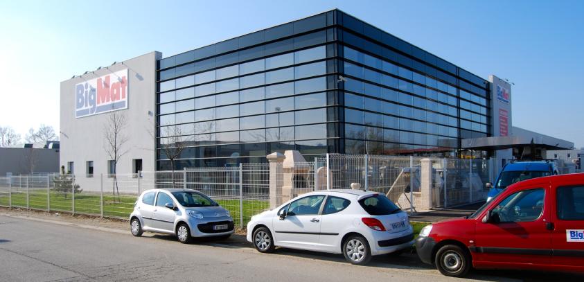 Construction et extension d'un négoce de matériaux