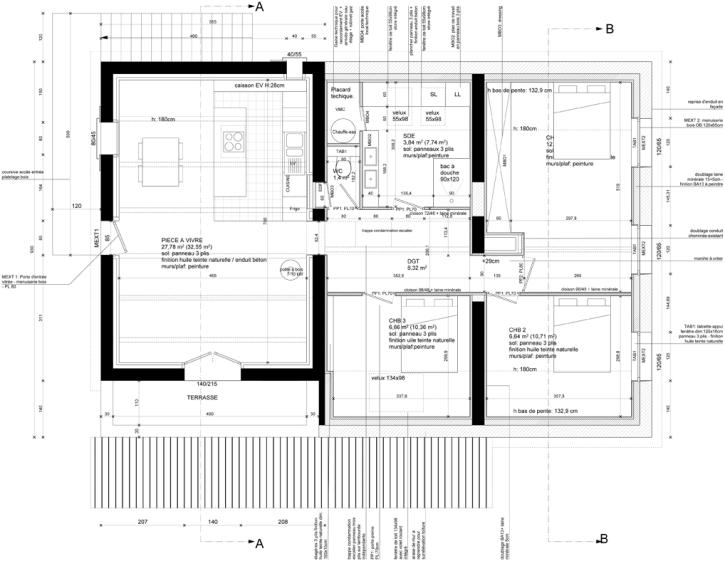 Maison M. Plan du projet
