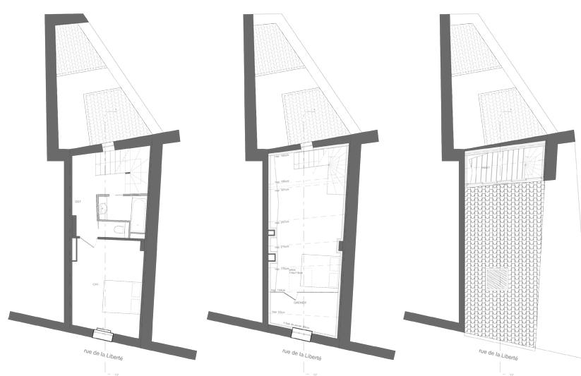 Plans des espaces aménagés