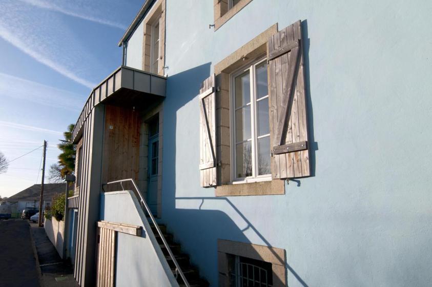 Vue escalier rue