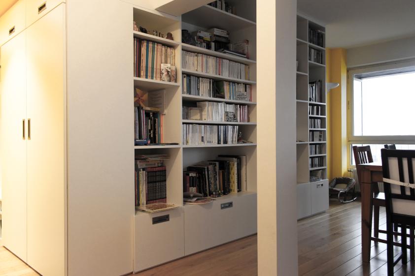 Réhabilitation d'un appartement - Meuble sur mesure