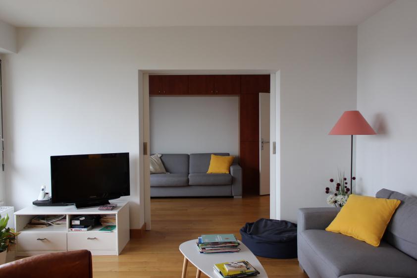 Réhabilitation d'un appartement - Salon