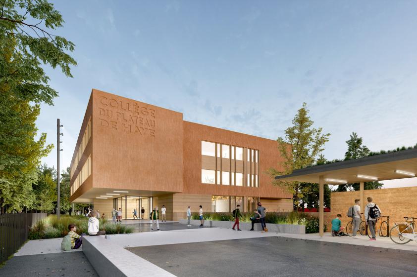 Collège de la Haye // Entrée principale