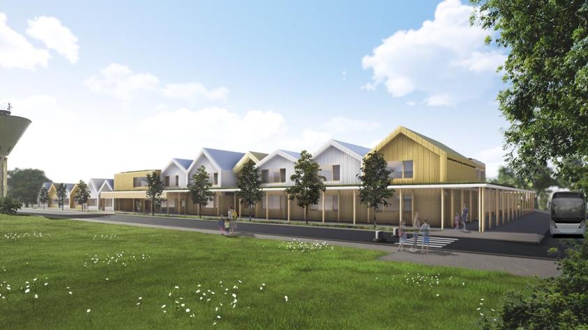 Groupe scolaire d'Einville-au-Jard - Perspective