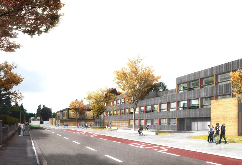 Collège Elsa Triolet - Perspective Extérieure