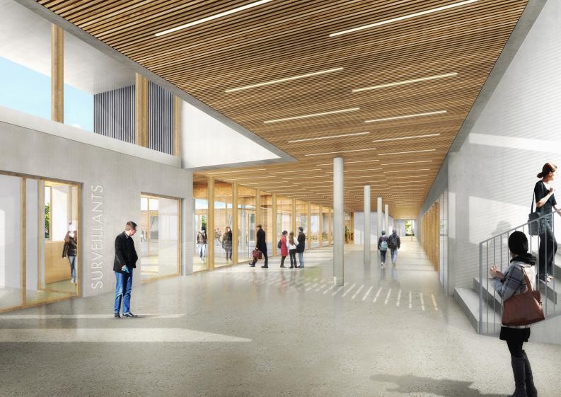 Collège Elsa Triolet - Perspective Intérieure