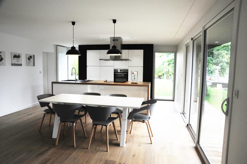 Extension d'une maison traditionnelle à Gétigné.