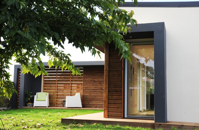 Extension d'une maison traditionnelle à Gétigné.