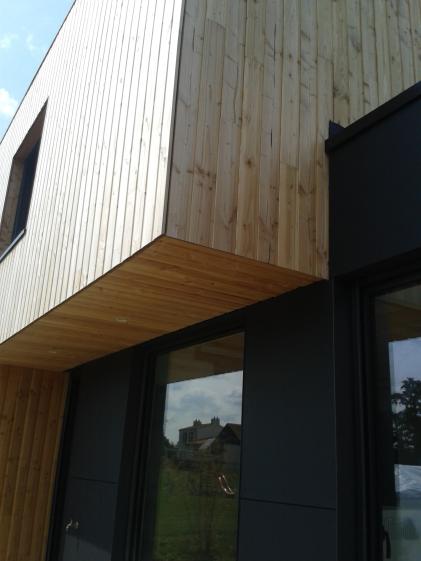 Construction d'une maison à Vallet. Architecte : atelier 14 (CLISSON)