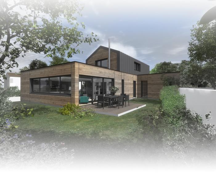 Construction d'une maison à NANTES. architecte : ATELIER 14 (CLISSON)