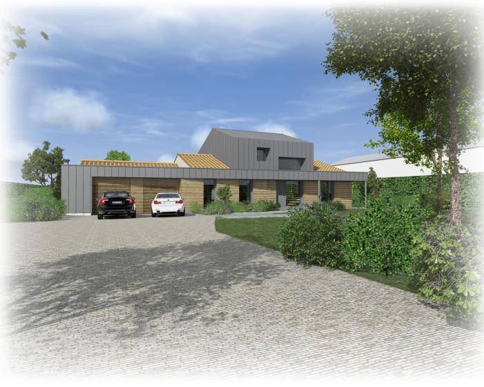 Réhabilitation d'une maison à Basse-Goulaine. architecte : ATELIER 14 (CLISSON)
