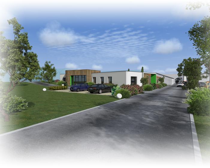 Construction et réhabilitation de bureaux à Boussay.