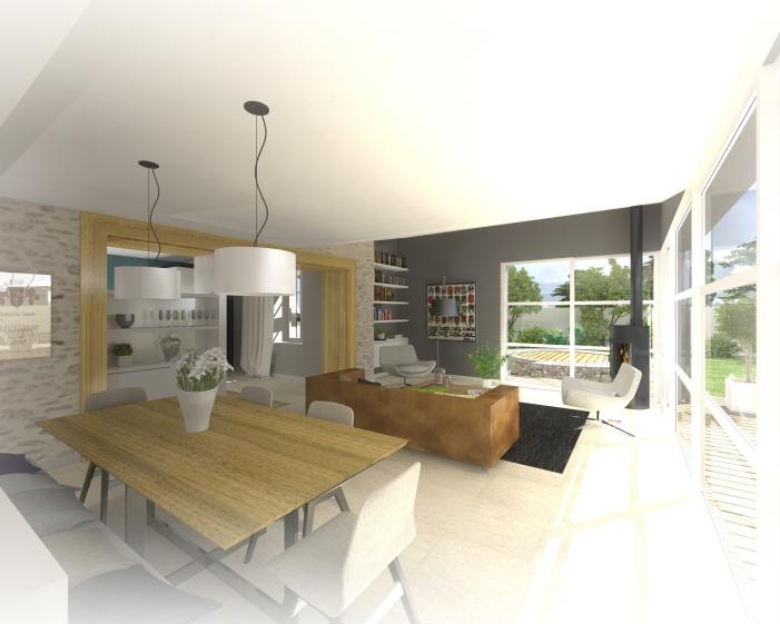 Extension d'une maison à Gorges. architecte Atelier 14 (CLISSON)