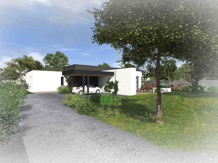 Construction d'une maison de plein pied à la Romagne.