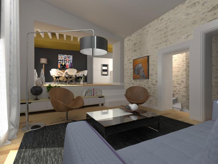 Extension d'une maison de ville à CLISSON.