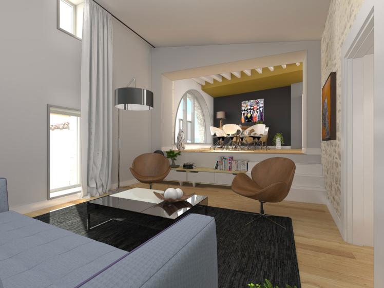 Extension d'une maison de ville à CLISSON.