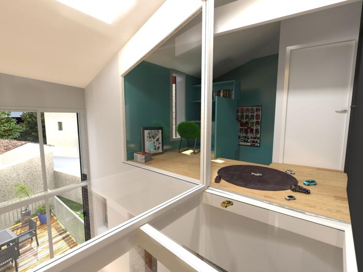 Extension d'une maison de ville à CLISSON.