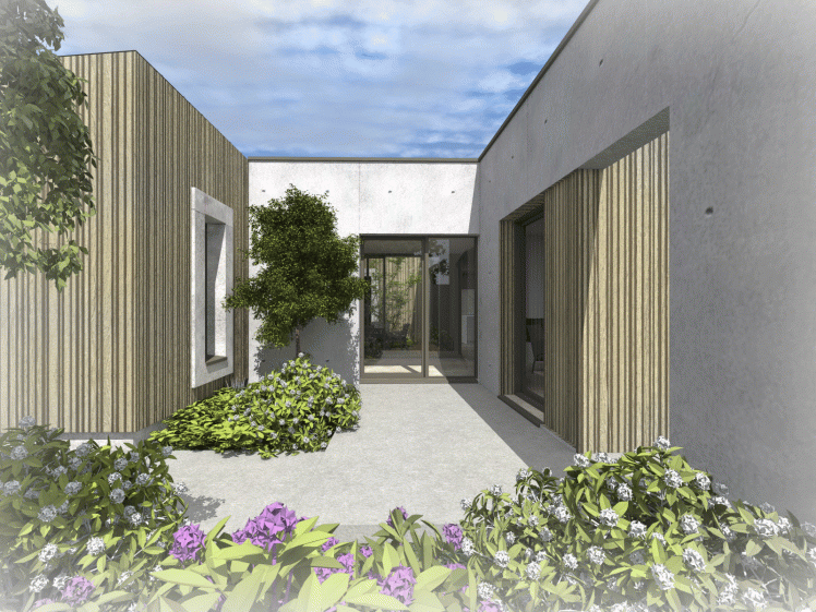 Construction d'une maison à Nantes (44) - Architecte Atelier 14