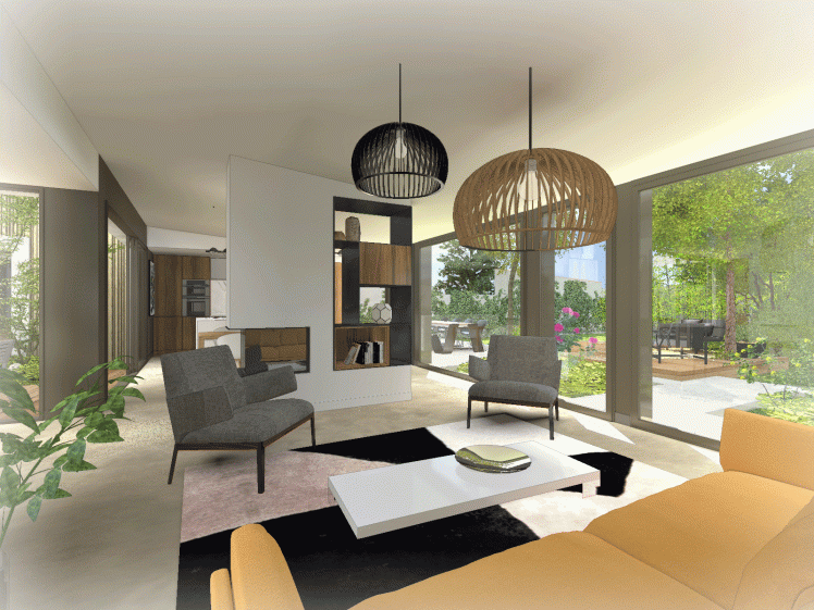 Construction d'une maison à Nantes (44) - Architecte Atelier 14