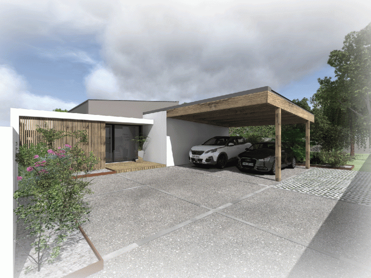 Construction d'une maison au Bignon (44) - Architecte ATELIER 14