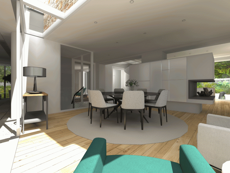 Extension et rénovation d'une maison bourgeoise à Saint-Malo (35) - Architecte A