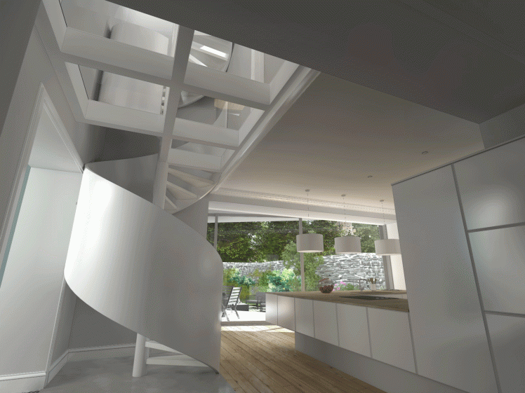 Extension et rénovation d'une maison bourgeoise à Saint-Malo (35) - Architecte A