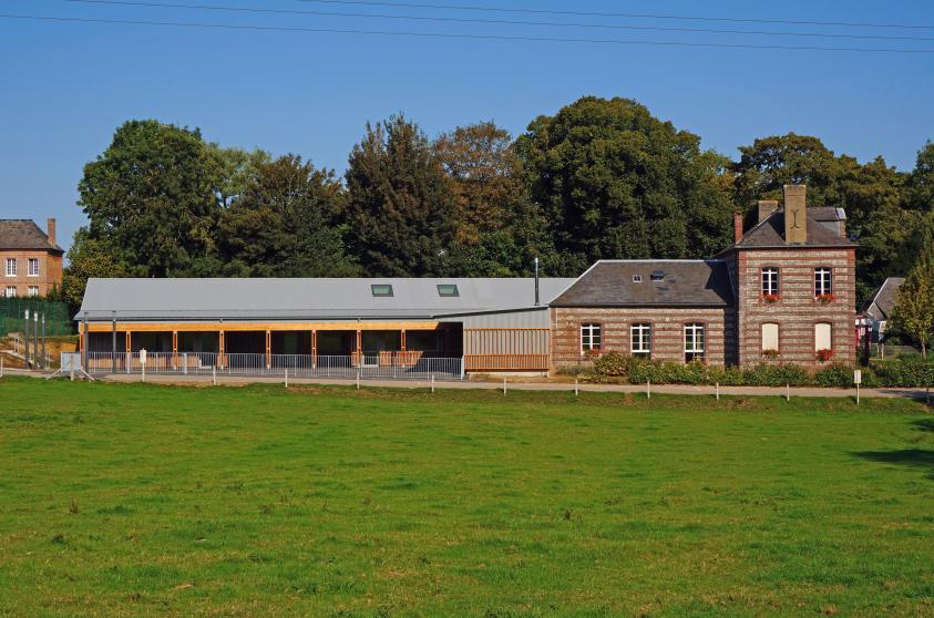Atelier Cosme Architecture_vue depuis la cour-masure