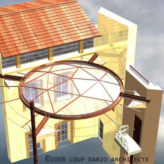 VUE DE DESSUS DE LA VERRIERE / VERRE AUTONETTOYANT