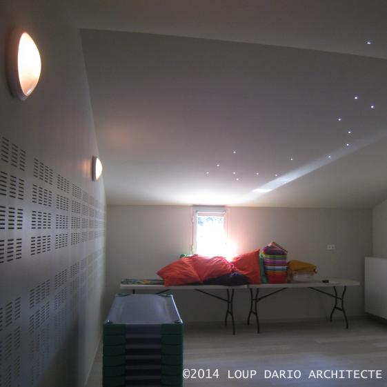 SALLE DE REPOS / JEU D'ECLAIRAGES