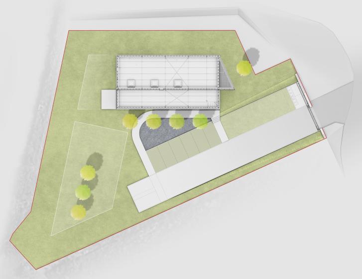 Bureaux SCI CAPI - Plan masse